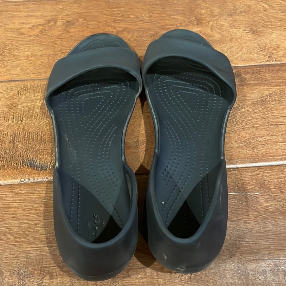 Croc rubber Sandals size 11 black